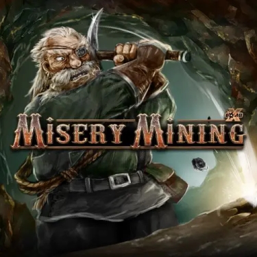 misery mining miner with an axe in a mine