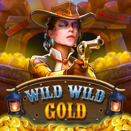 WILD WILD GOLD WOMAN FROM THE WILD WEST ERA HOLDING A GUN