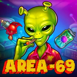 area 60 popiplay green alian with area 69 in text